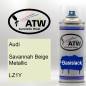 Preview: Audi, Savannah Beige Metallic, LZ1Y: 400ml Sprühdose, von ATW Autoteile West.